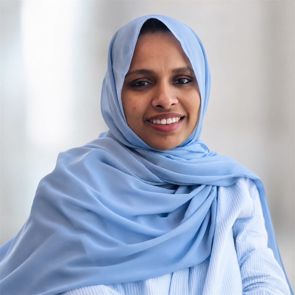 Professional portrait of Dr. Fathima Finu